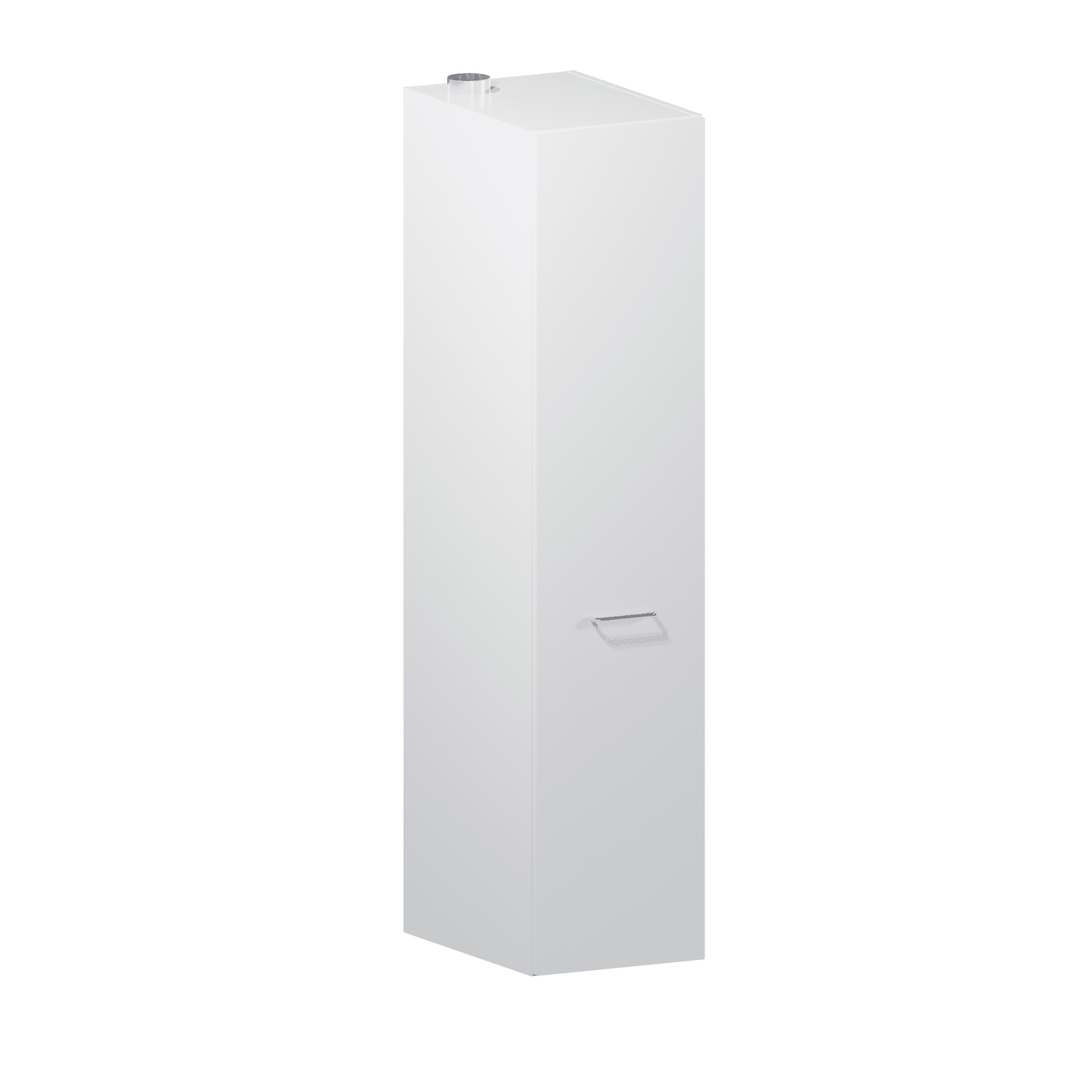 Chemical cabinet with solid pull-open door and drawers