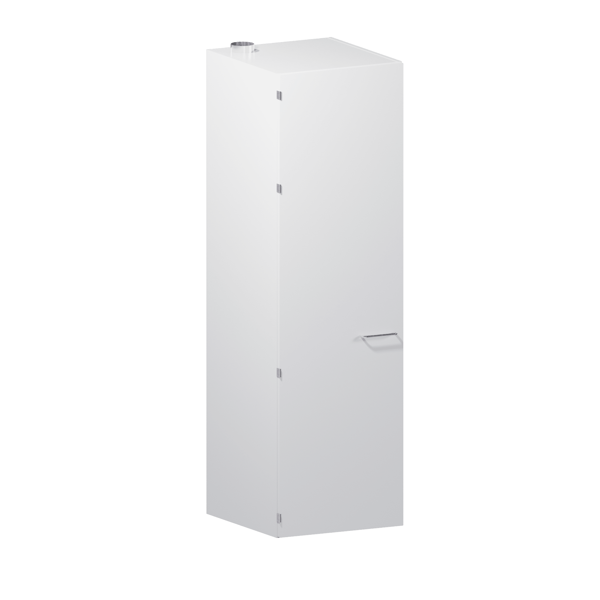 Chemical cabinet with solid door and drawers