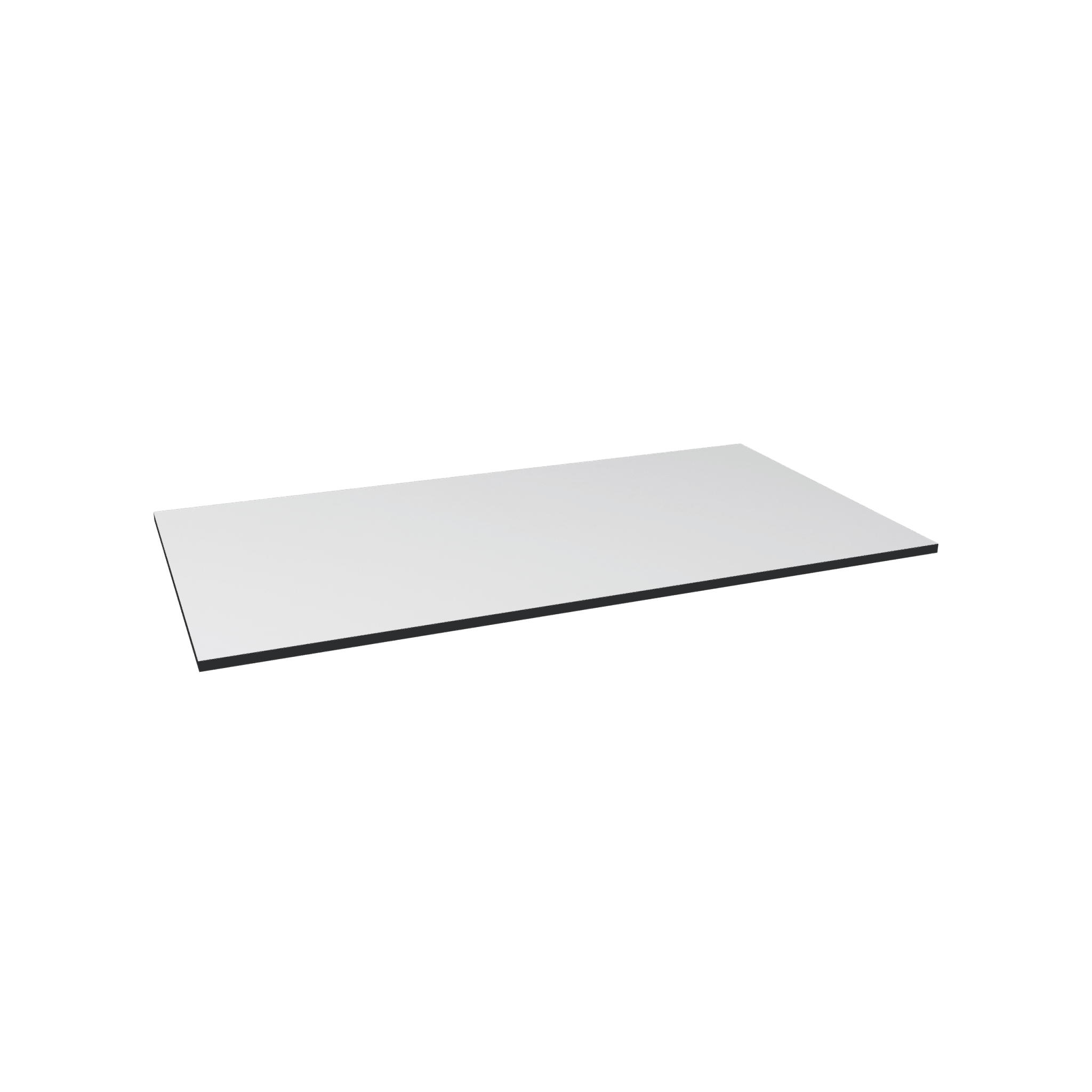 Compact laminate worktop (for stationary support frames)