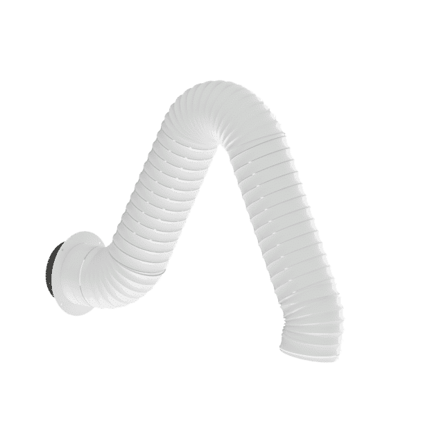 Fume extraction arm for cabinet – Fixed