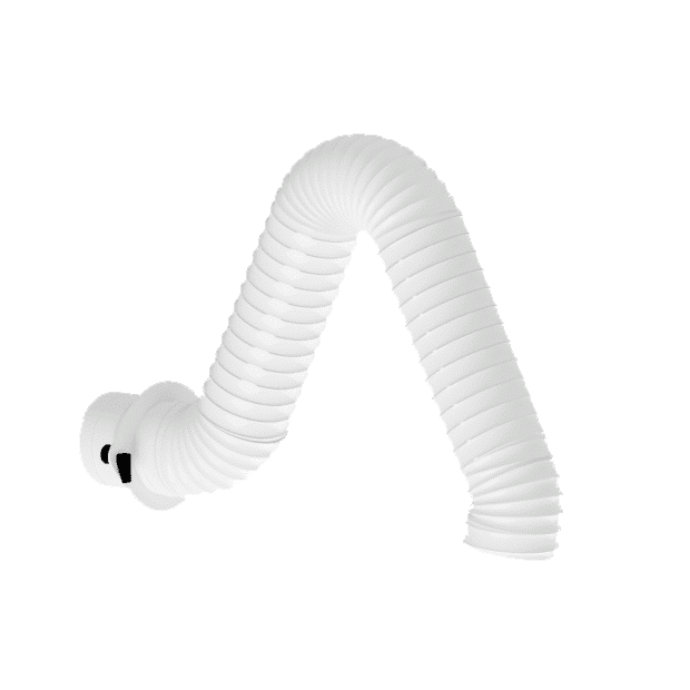 Fume extraction arm for cabinet – Detachable