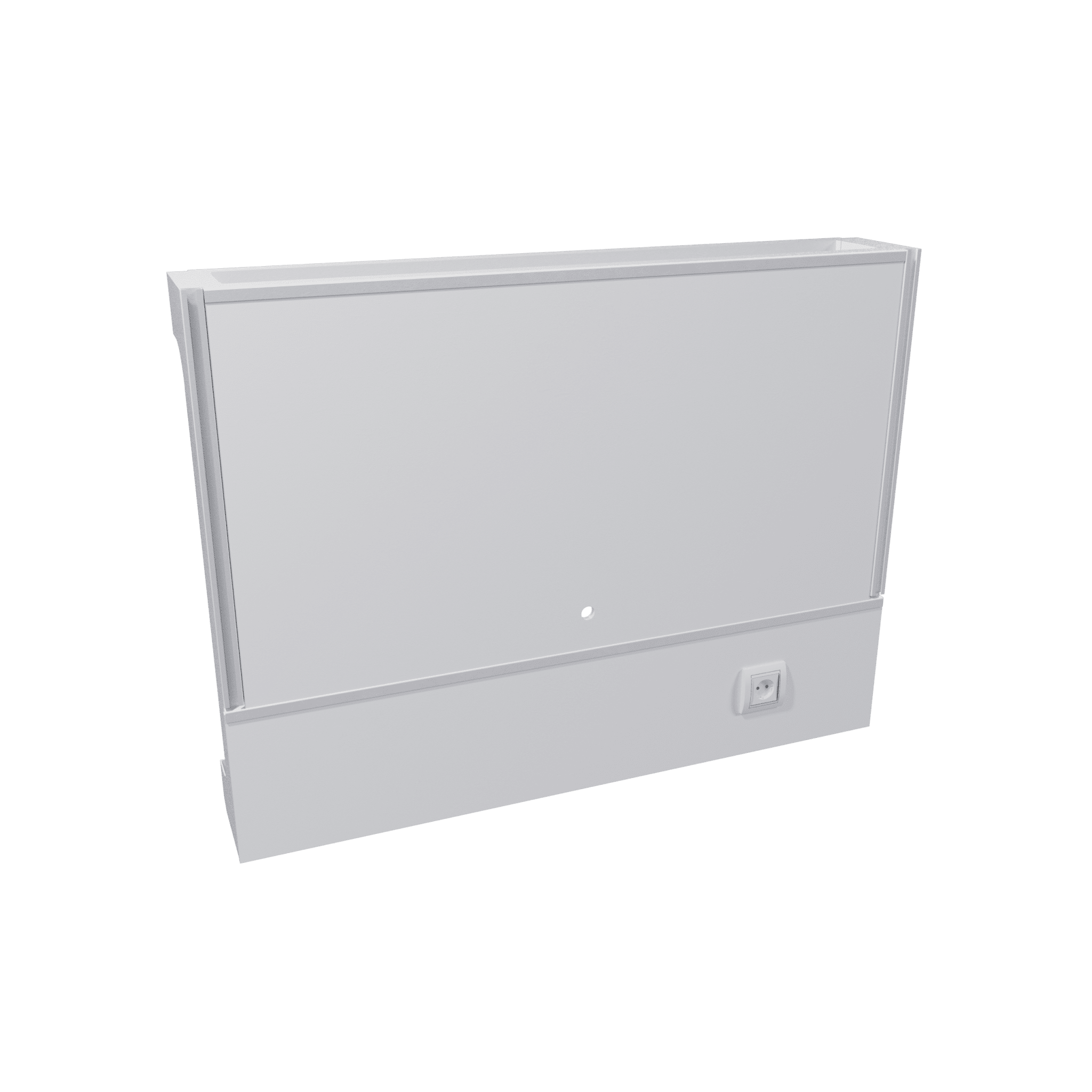 Installation panel for wall (for height adjustable frame)
