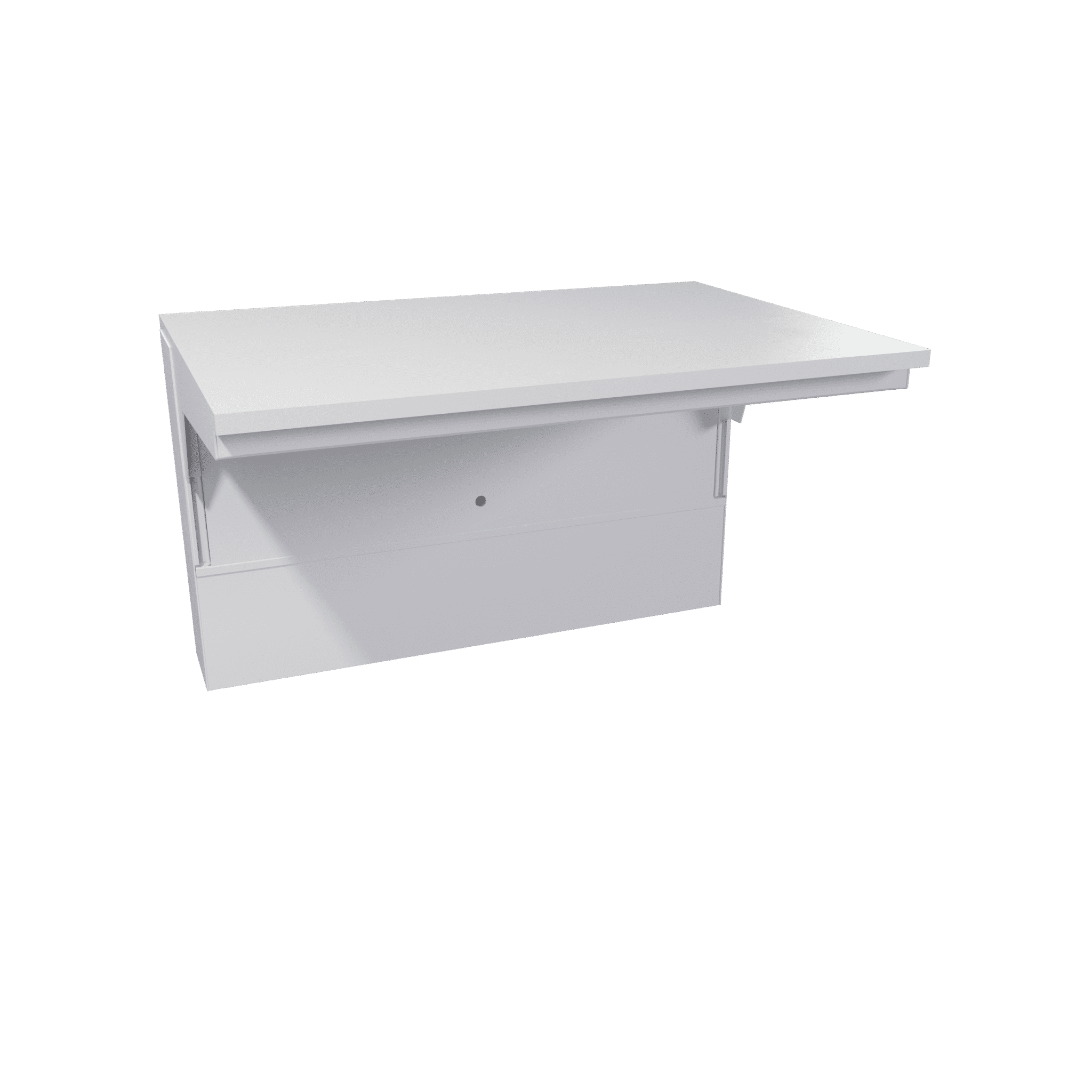 Panel table for island with laminate worktop