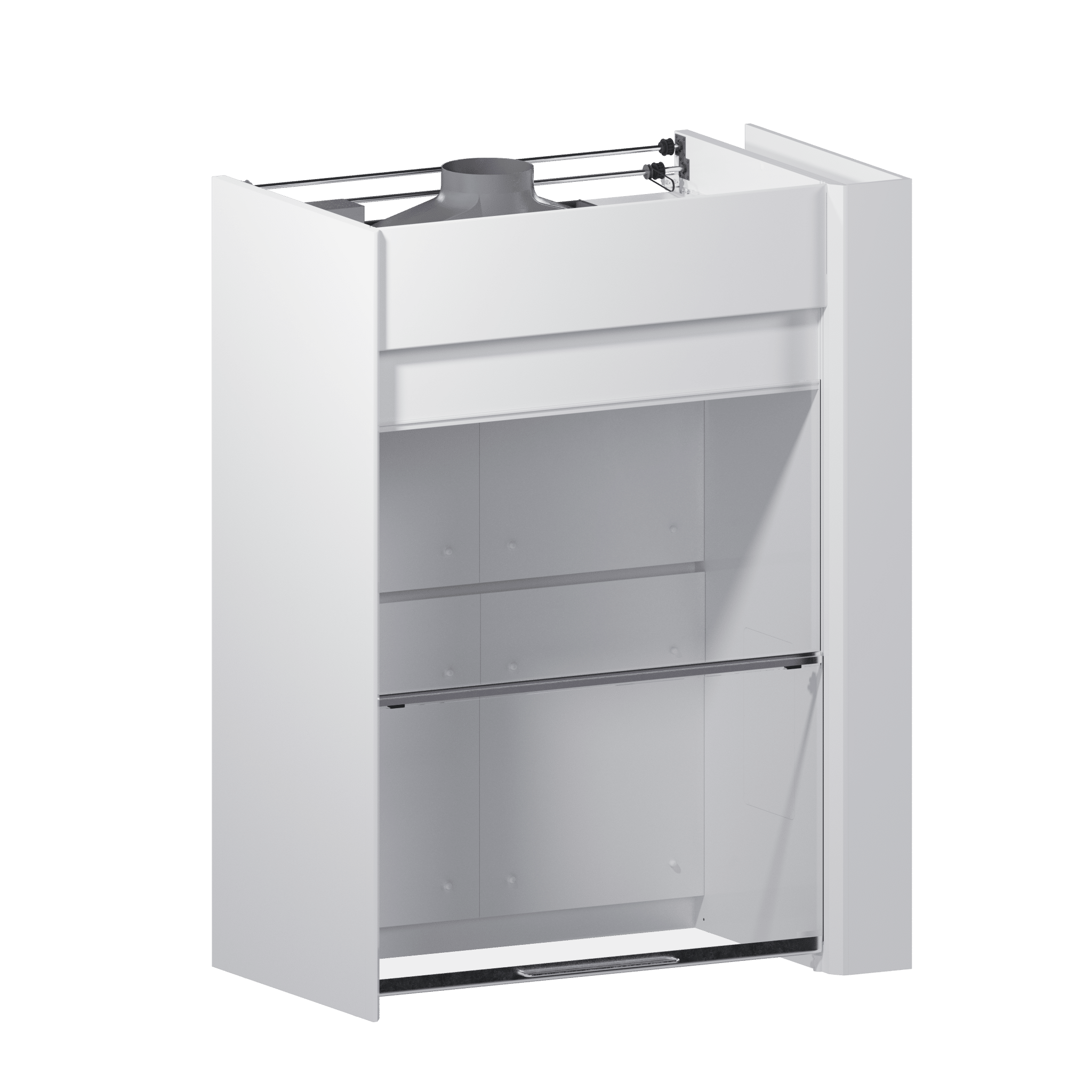 Walk-in fume cupboard