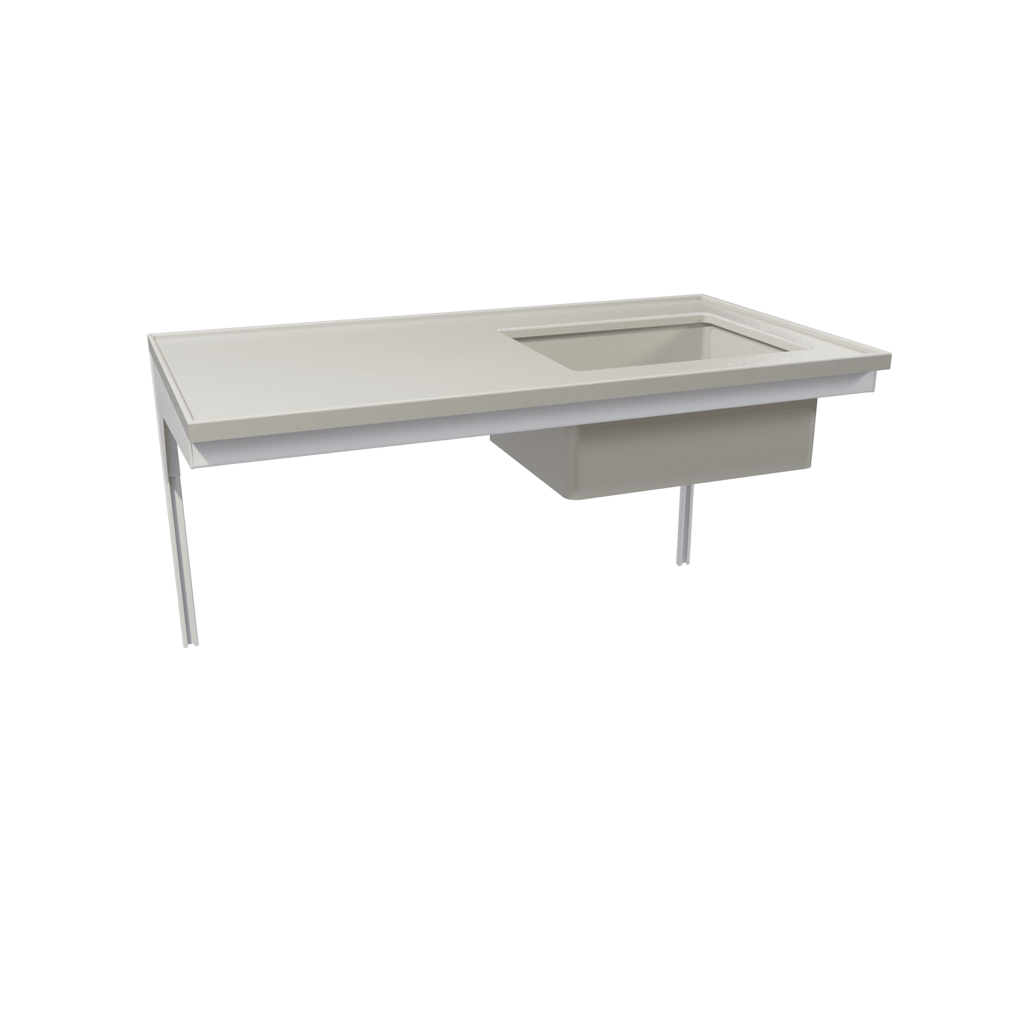 Wall sink table – Polypropylene