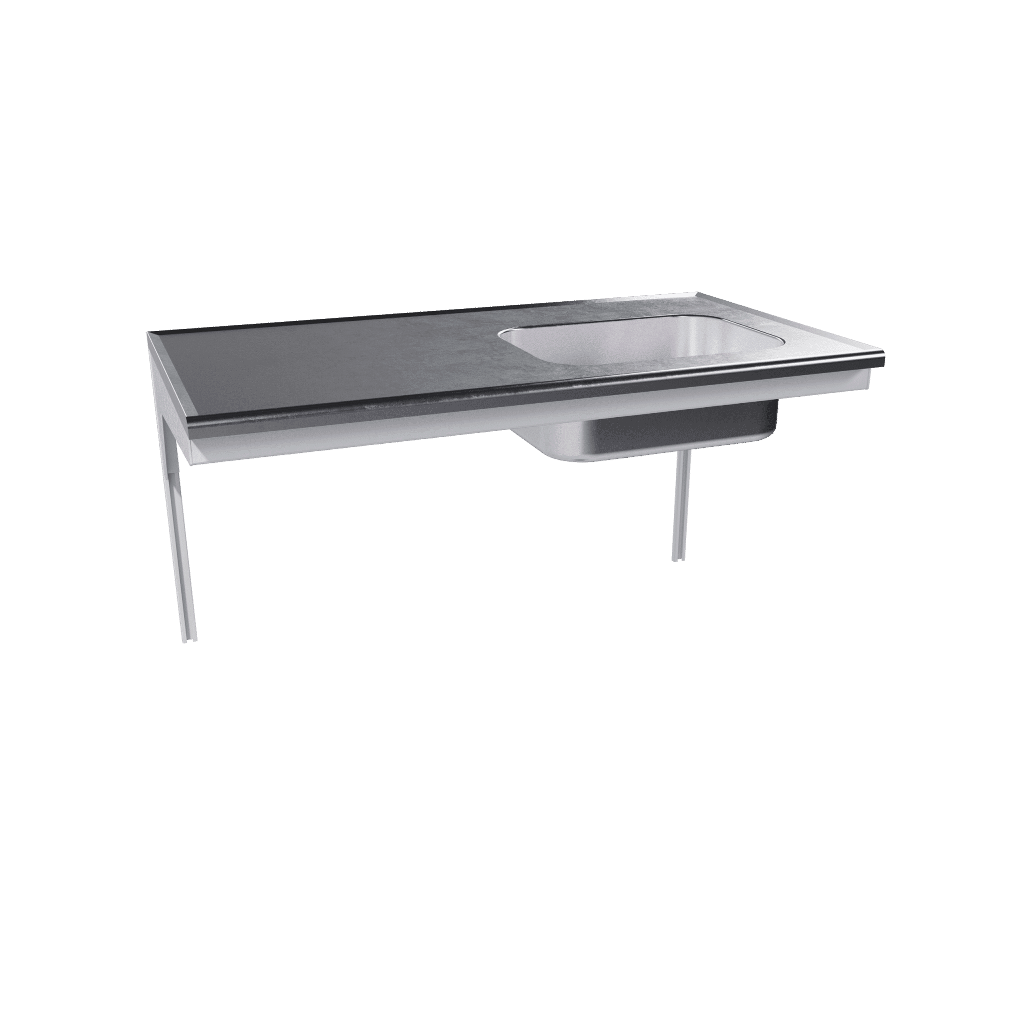 Wall sink table – Steel 316